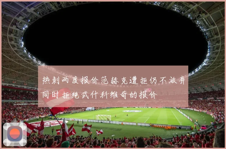 热刺两度报价范赫克遭拒仍不放弃同时拒绝武什科维奇的报价